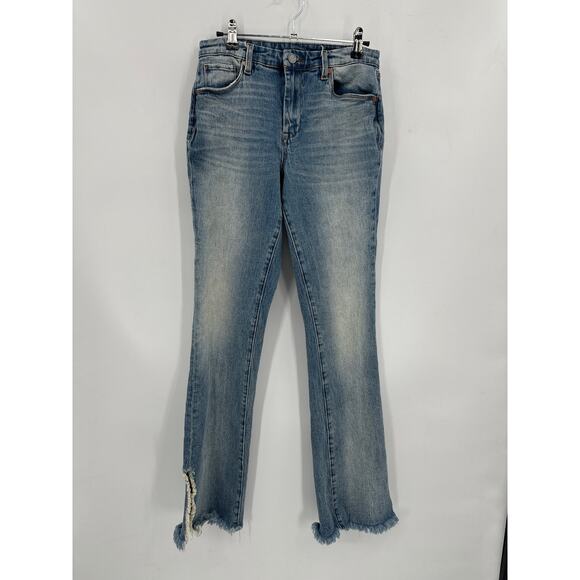 Blank NYC The Hoyt High Rise Mini Flare Jeans Size 26 - Picture 1 of 6
